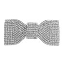 Crystal Avenue Hair Accessory 72077 - Bow Barrette Crystal/Silver