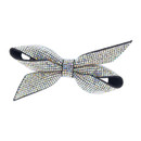 Crystal Avenue Hair Accessory 72124 - Tie Bow Barrette Crystal AB