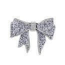 Crystal Avenue Hair Accessory 72132 - Double Bow Barrette Crystal