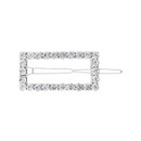 Starlight Crystal Jewelry™ Hair Accessory - Rectangle Barrette Crystal