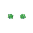 Crystal Avenue Earrings 40010 - 6mm Cube Crystal Stud Pe