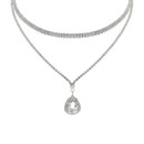Crystal Avenue Necklace 17798 - S Rs Teardrop Choker 2