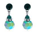 Crystal Avenue Earrings 40048 - 10mm Crystal Round Drop Em