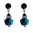 Crystal Avenue Earrings 40048 - 10mm Crystal Round Drop He