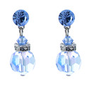 Crystal Avenue Earrings 40048 - 10mm Crystal Round Drop LSA