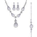 Crystal Avenue Full Set 18618 - S Rs Teardrop Flower 3pcs Set Cr S
