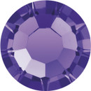 MAXIMA Crystals by Preciosa hotfix rhinestone in Purple Velvet — deep royal purple, 6ss (1.9mm–2.1mm), bulk wholesale at RhinestonesU.com