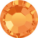 MAXIMA Crystals by Preciosa hotfix rhinestone in Sun — vivid golden orange, 6ss (1.9mm–2.1mm), bulk wholesale at RhinestonesU.com