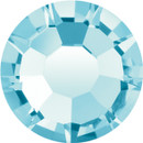 Preciosa Viva12 Hotfix Rhinestones in Aqua Bohemica — soft teal blue, 16ss (3.8mm–4.0mm), bulk wholesale at RhinestonesU.com