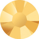 Preciosa Viva12 Hotfix Rhinestones in Aurum — metallic gold, 20ss (4.6mm–4.8mm), bulk wholesale at RhinestonesU.com
