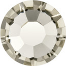 Preciosa Viva12 Hotfix Rhinestones in Black Diamond — cool smoky gray, 12ss (3.0mm–3.2mm), bulk wholesale at RhinestonesU.com