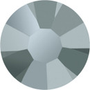 Preciosa Viva12 Hotfix Rhinestones in Jet Hematite — metallic black-gray, 20ss (4.6mm–4.8mm), bulk wholesale at RhinestonesU.com