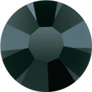 Preciosa Viva12 Hotfix Rhinestones in Jet — opaque black, 10ss (2.7mm–2.9mm), bulk wholesale at RhinestonesU.com