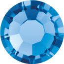Preciosa Viva12 Hotfix Rhinestones in Sapphire — rich deep blue, 12ss (3.0mm–3.2mm), bulk wholesale at RhinestonesU.com