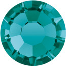 Preciosa VIVA 12® Hotfix Rhinestones in Blue Zircon — bright teal blue-green, 6ss (1.9mm–2.1mm), bulk wholesale at RhinestonesU.com