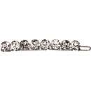 Rhinestone Barrette - 1 Row Crystal