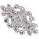 PriceLess Crystal Trim Applique #604 Crystal/Silver