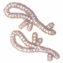 Priceless Crystal Applique 615 Crystal/Gold Priceless Crystal Applique 615 Crystal/Gold