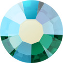 LUX Austrian Crystal Flatback Rhinestones Emerald AB 30ss LUX Austrian Crystal Flatback Rhinestones Emerald AB 30ss