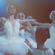 Swan Lake with Preciosa Crystals