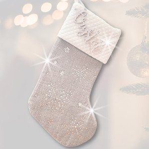✨ Christmas Stockings with Rhinestones: Add Sparkle to Your Holiday Mantel