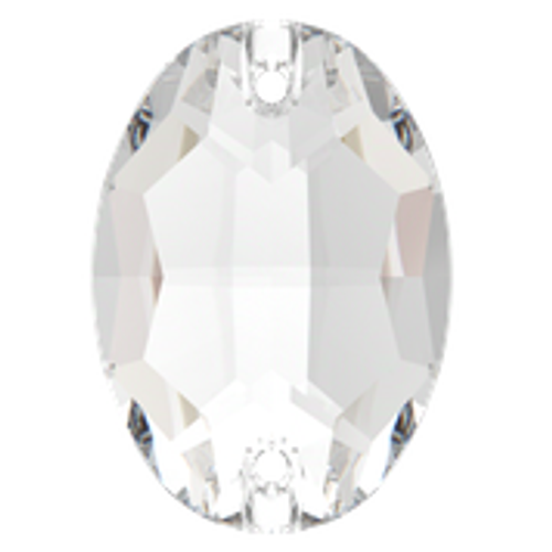 Preciosa Sew On Oval Crystal 24x17mm
