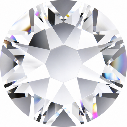 Swarovski 2088 Flatback Rhinestones in Crystal, clear colorless, 12ss (3.0mm-3.2mm), bulk wholesale at RhinestonesU.com