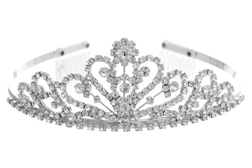 Crystal Avenue Tiara - 2" 60202 Crystal/Silver