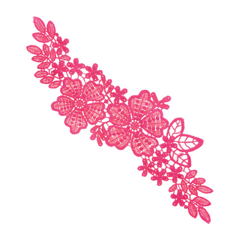 DIY Applique - Pink Vinca B