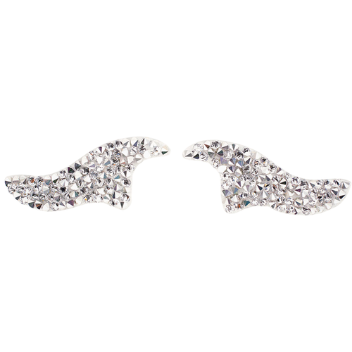 Swarovski Crystal Rock Fleur #312 Comet Argent Light