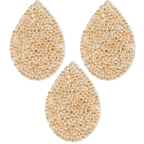 Swarovski Crystal Fine Rock Large Pear #013 Golden Shadow