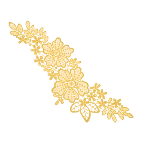 DIY Applique - Yellow Vinca A