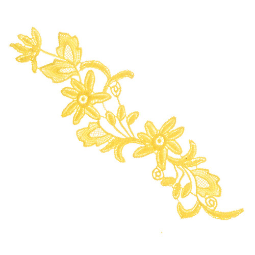 DIY Applique - Yellow Viola A