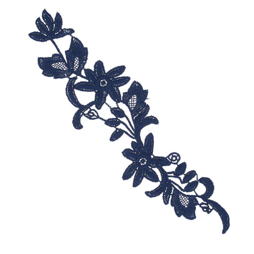 DIY Applique - Navy Viola B