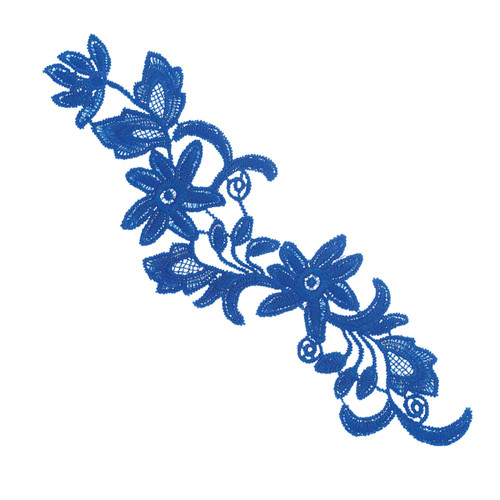 DIY Applique - Blue Viola A