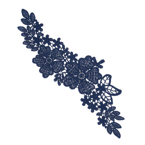 DIY Applique - Navy Vinca B