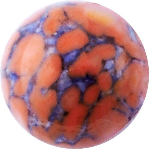 Round Cabochon Coral Matrix 20mm