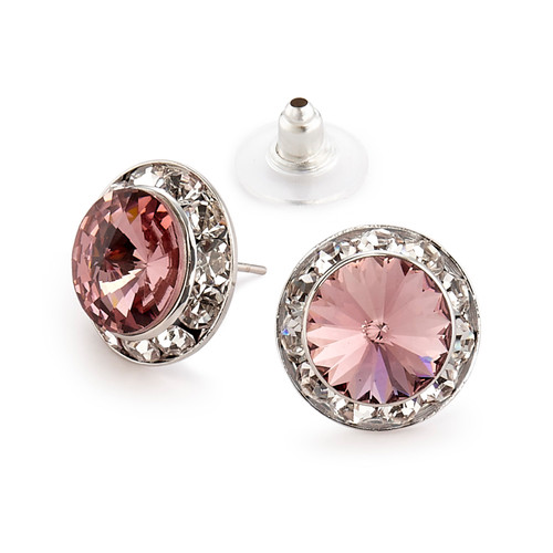 15mm Performance Earrings - Light Amethyst Pierced