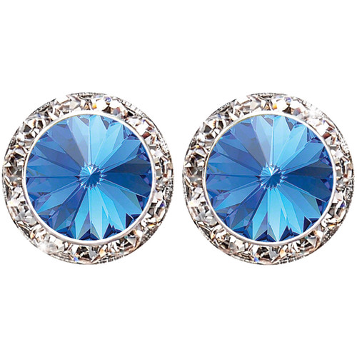 20mm Performance Earrings - Sapphire Pierced