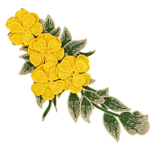 DIY Applique Embroidered 901 Lemon