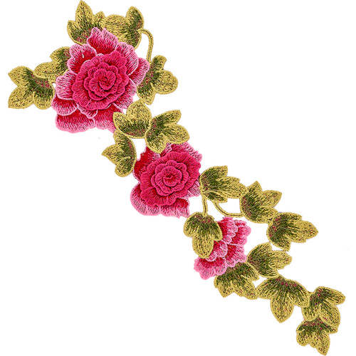 DIY Applique Embroidered 902 Fuchsia