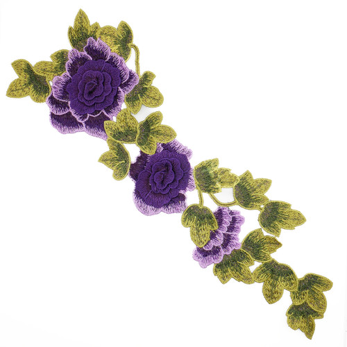 DIY Applique Embroidered 902 Grape