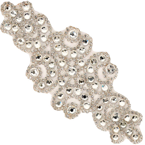 PriceLess Crystal Trim Applique Gel Backed 632 Crystal