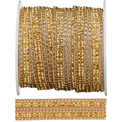 PriceLess Crystal Banding Gel Backed 531 Gold