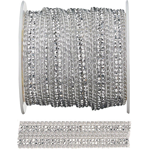 PriceLess Crystal Banding Gel Backed 531 Silver