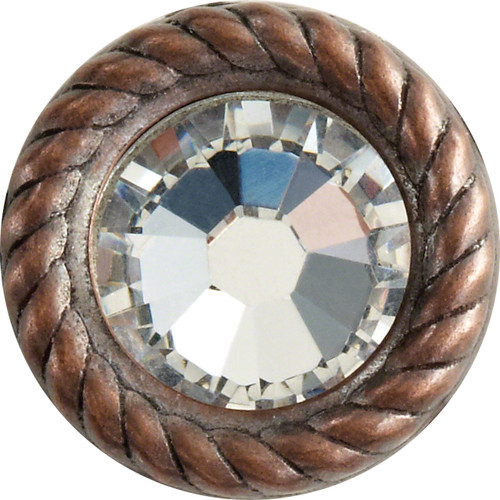 Settings for Rhinestones | Rope Dutch Copper Antique Extra Long Leg Metal Rim 34ss - 5 gross