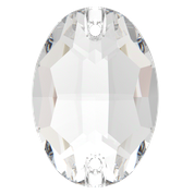 Preciosa Sew On Oval Crystal 24x17mm