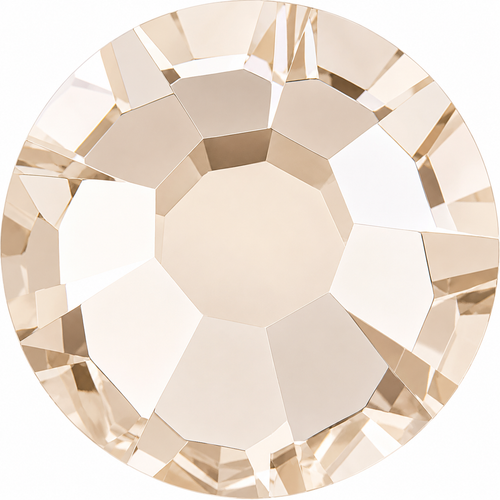 MAXIMA Crystals by Preciosa Flatback Rhinestones Gold Quartz 20ss