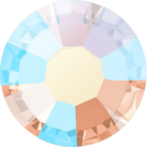 MAXIMA Crystals by Preciosa Flatback Rhinestones Light Peach Shimmer AB 16ss