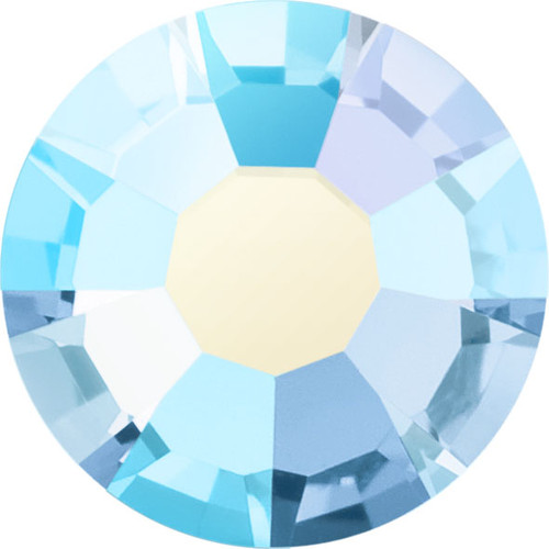 MAXIMA Crystals by Preciosa Flatback Rhinestones Light Sapphire Shimmer AB 16ss